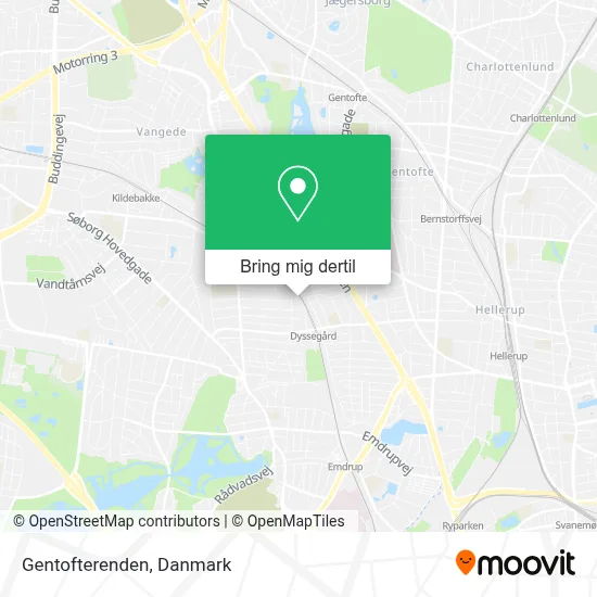 Gentofterenden kort