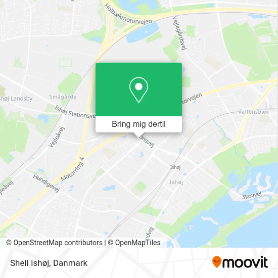 Shell Ishøj kort