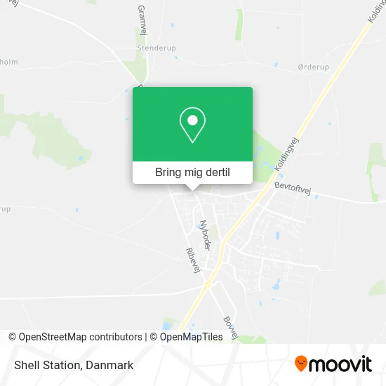 Shell Station kort
