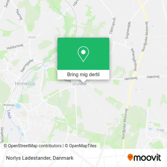 Norlys Ladestander kort