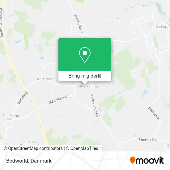 Bedworld kort