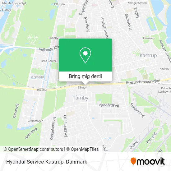 Hyundai Service Kastrup kort
