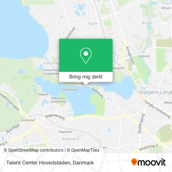 Talent Center Hovedstaden kort