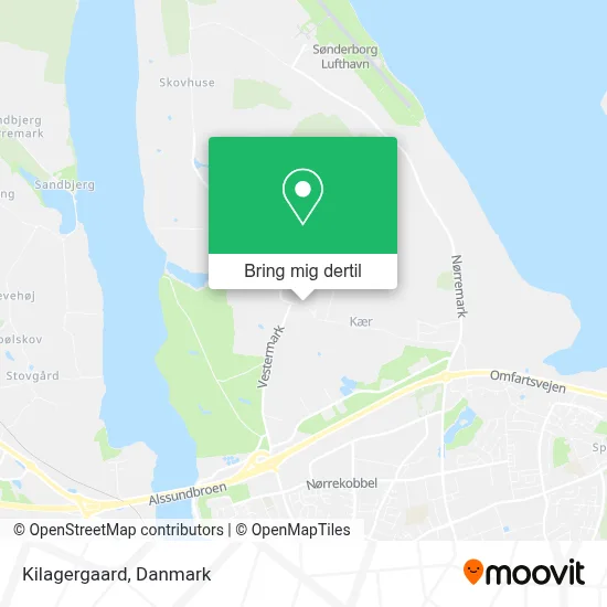 Kilagergaard kort