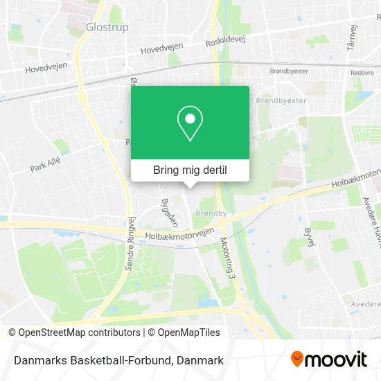 Danmarks Basketball-Forbund kort