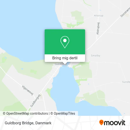 Guldborg Bridge kort
