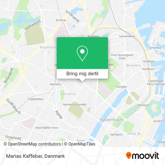 Marias Kaffebar kort