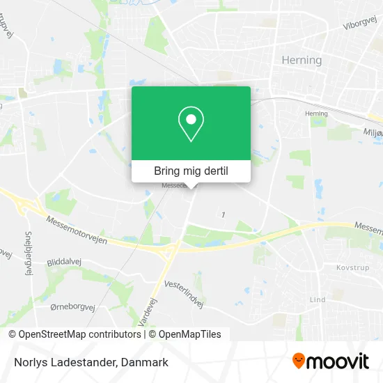 Norlys Ladestander kort