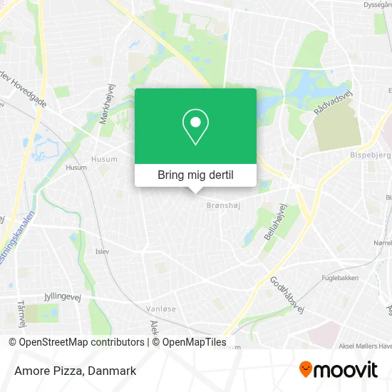 Amore Pizza kort
