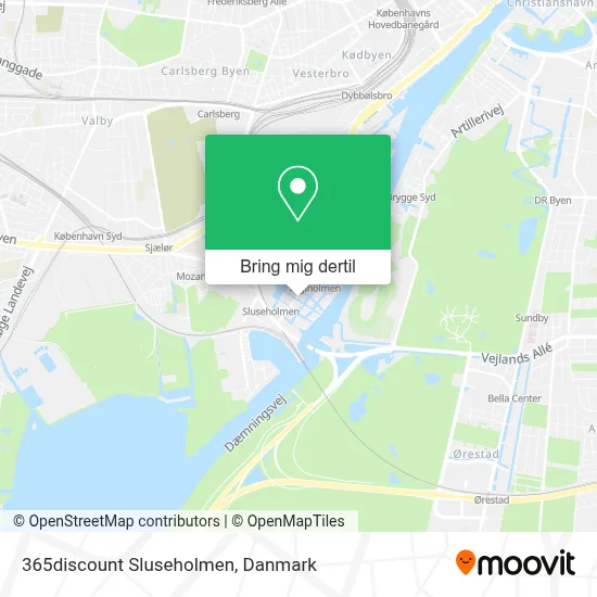 365discount Sluseholmen kort