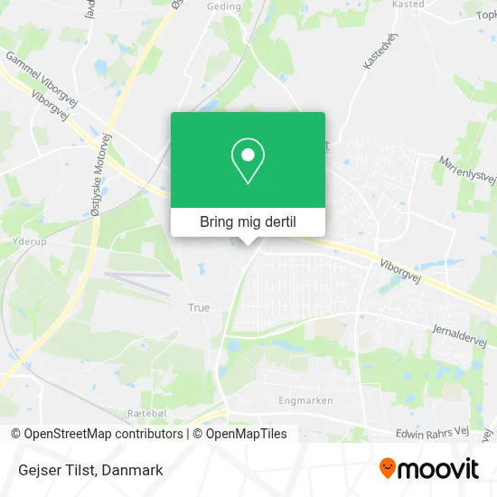 Gejser Tilst kort