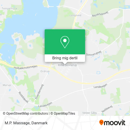 M.P. Massage kort