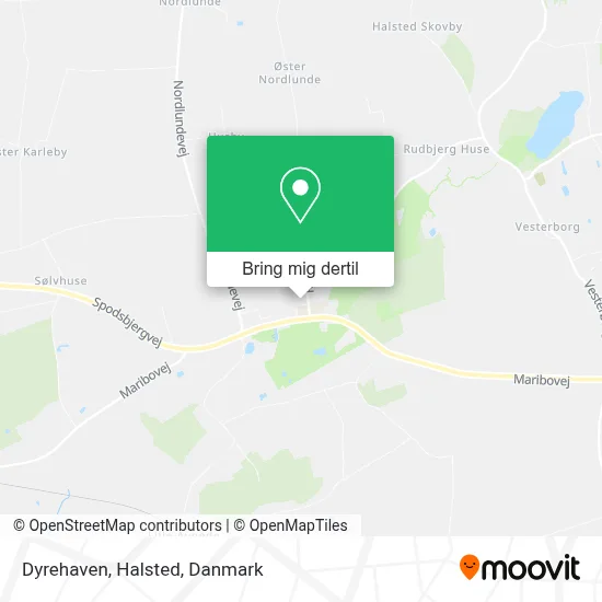 Dyrehaven, Halsted kort