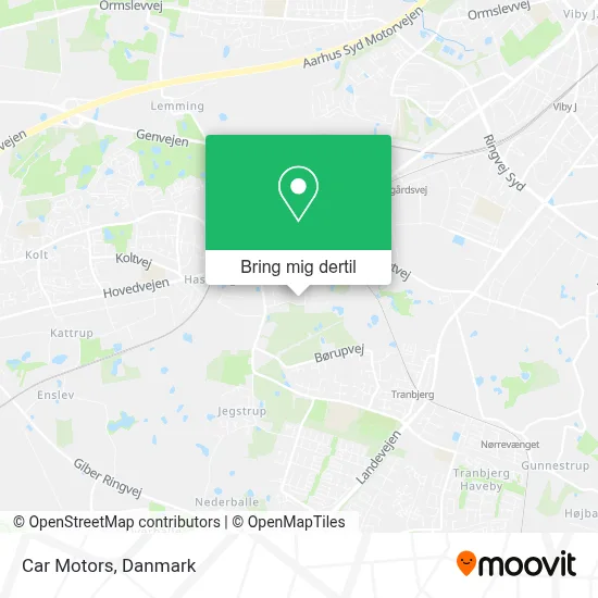 Car Motors kort