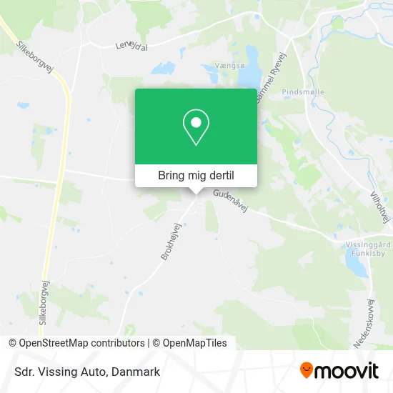 Sdr. Vissing Auto kort