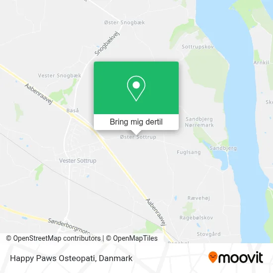 Happy Paws Osteopati kort