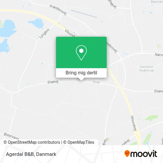 Agerdal B&B kort