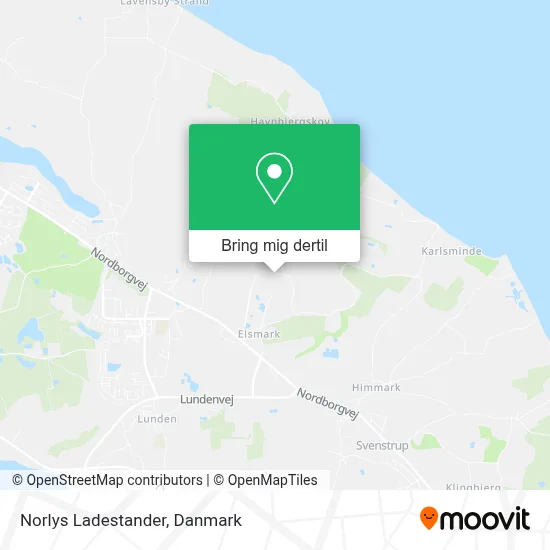 Norlys Ladestander kort