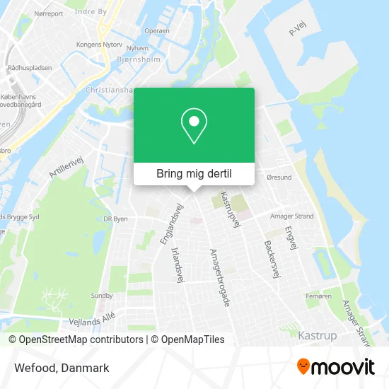 Wefood kort