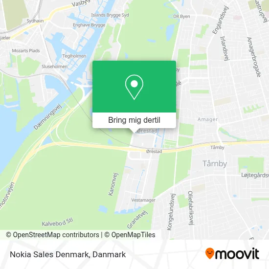 Nokia Sales Denmark kort
