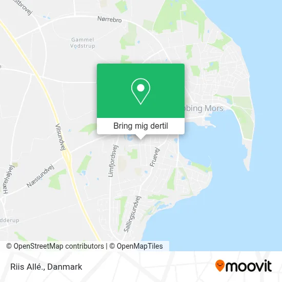 Riis Allé. kort