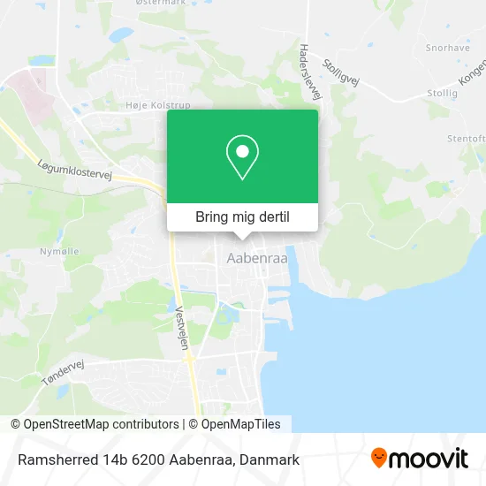Ramsherred 14b 6200 Aabenraa kort