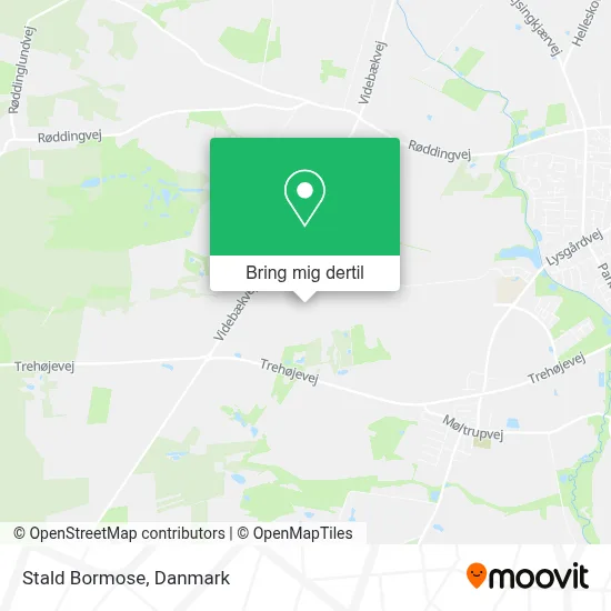 Stald Bormose kort