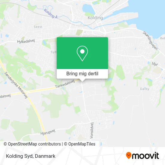 Kolding Syd kort