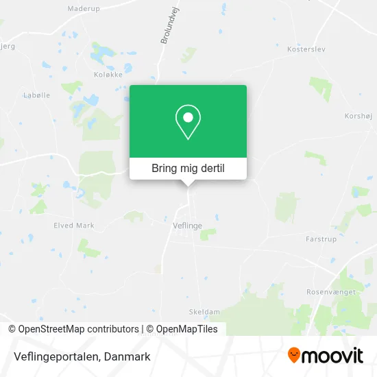 Veflingeportalen kort
