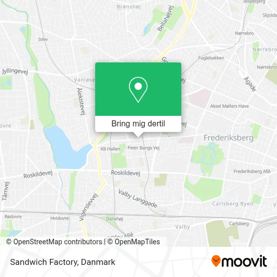 Sandwich Factory kort