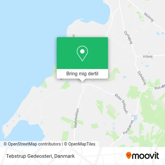 Tebstrup Gedeosteri kort