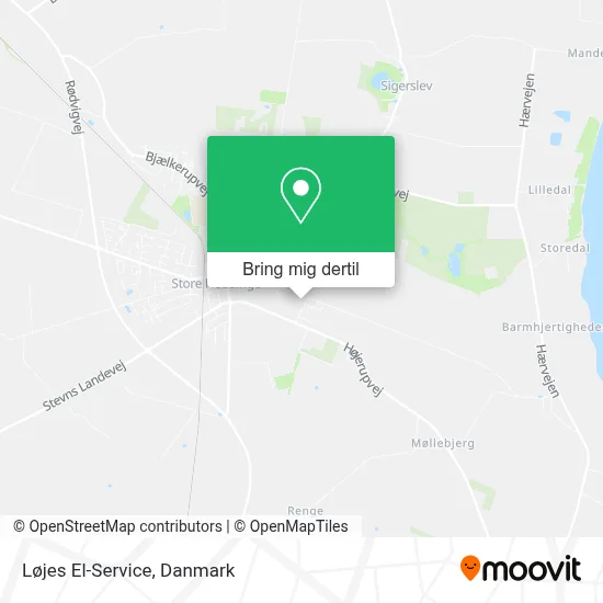 Løjes El-Service kort