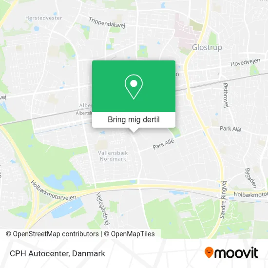 CPH Autocenter kort