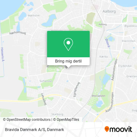 Bravida Danmark A/S kort