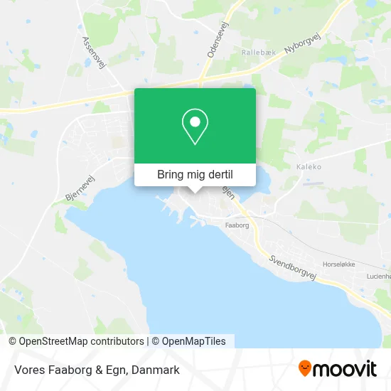 Vores Faaborg & Egn kort