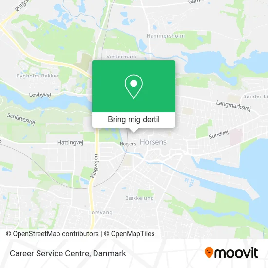 Career Service Centre kort