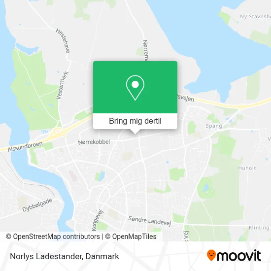 Norlys Ladestander kort