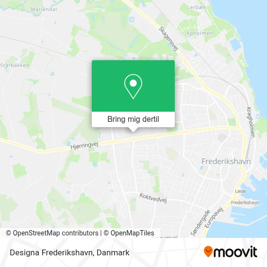 Designa Frederikshavn kort