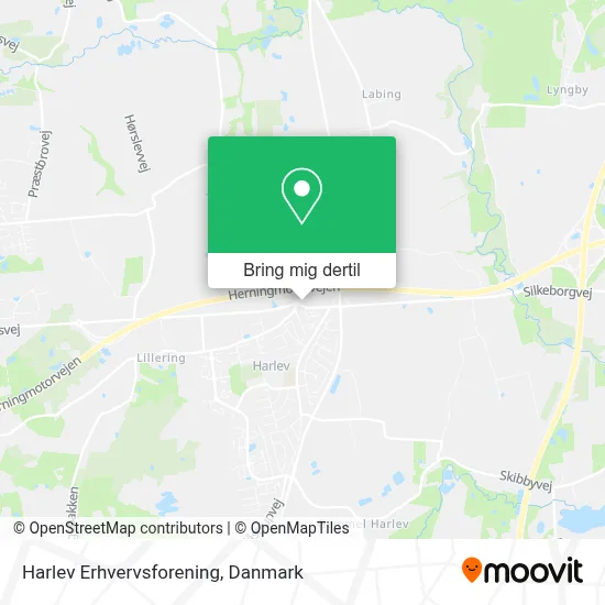 Harlev Erhvervsforening kort
