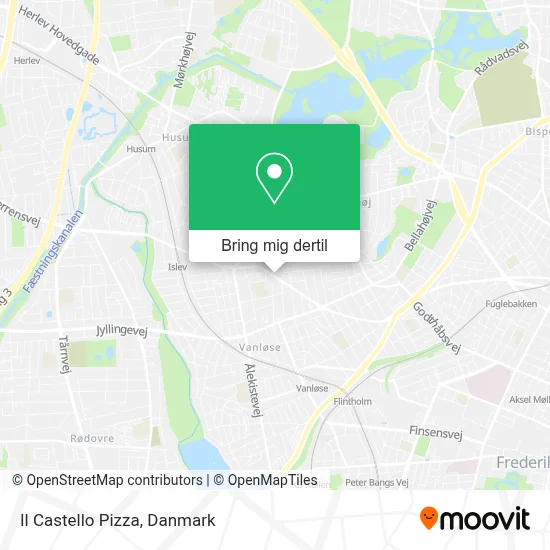 Il Castello Pizza kort