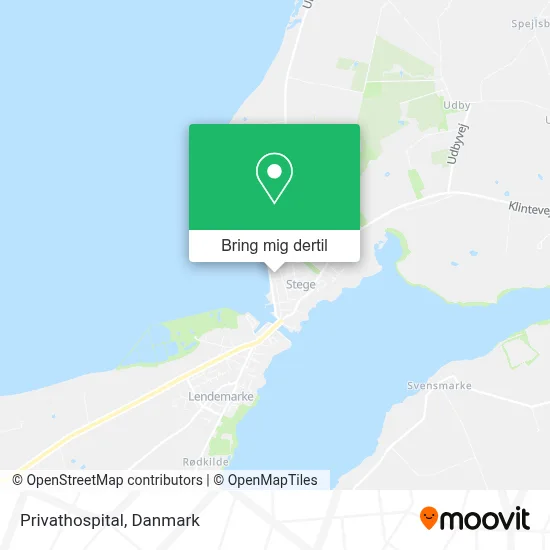 Privathospital kort