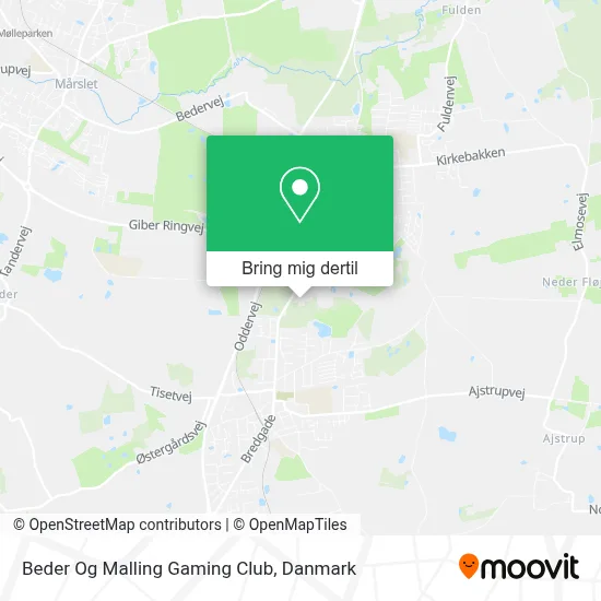 Beder Og Malling Gaming Club kort