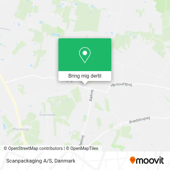 Scanpackaging A/S kort