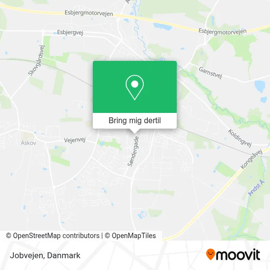 Jobvejen kort