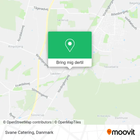 Svane Catering kort