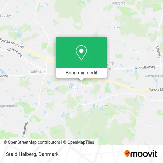 Stald Halberg kort