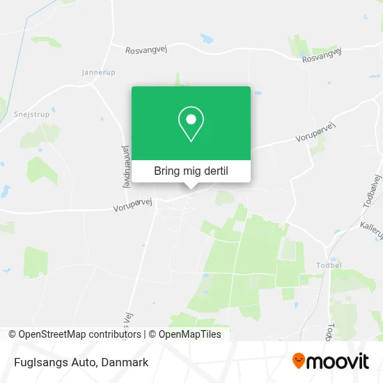 Fuglsangs Auto kort