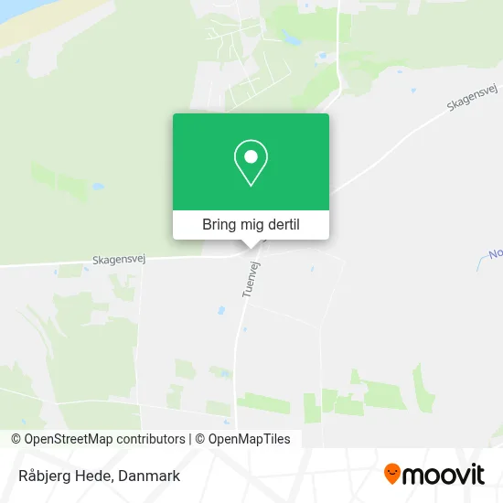 Råbjerg Hede kort