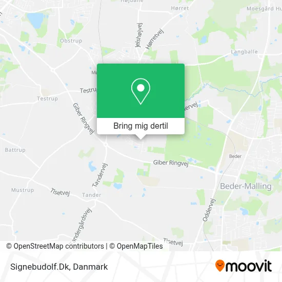 Signebudolf.Dk kort