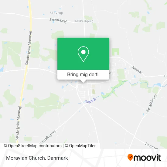 Moravian Church kort